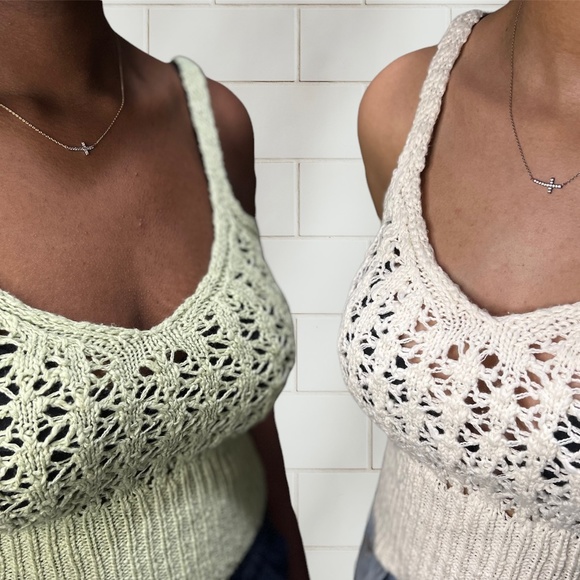 Crochet Knitted Top - Picture 1 of 4